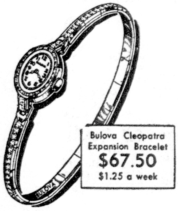 Bulova Watch advert