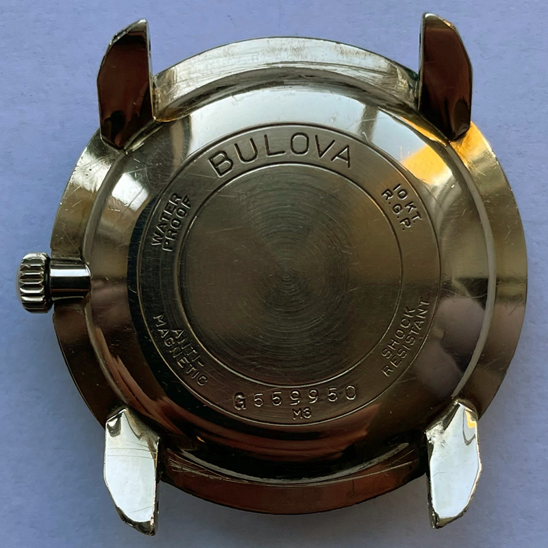 Bulova Sea King "V" – Back