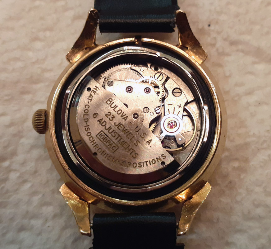 [10BPAC] Bulova watch back open