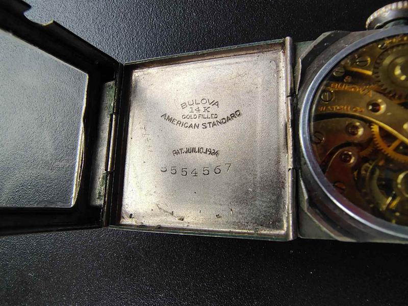 Bulova 10an, shows movement and case info