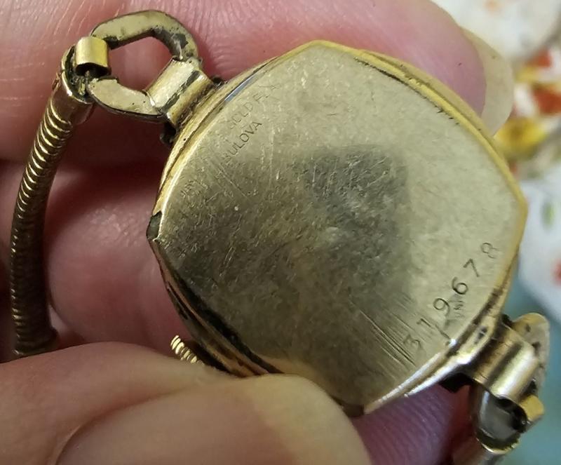 Back of Case Showing Markings