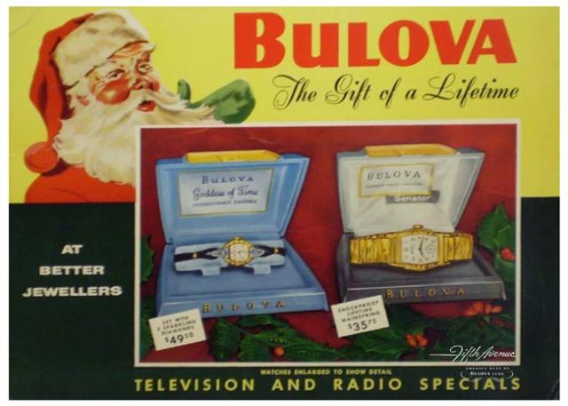 Bulova Watch advert