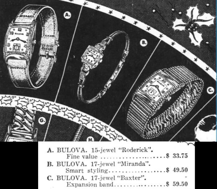 Bulova Watch advert