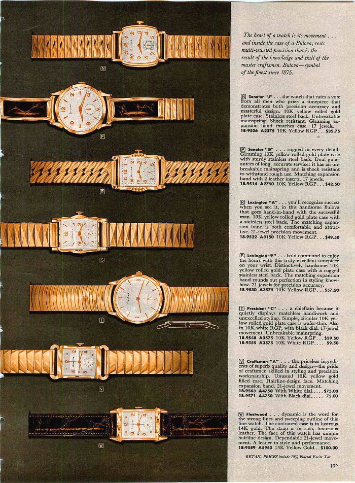 Bulova Watch advert