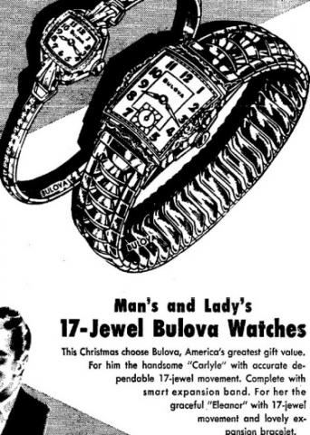 Bulova Watch advert
