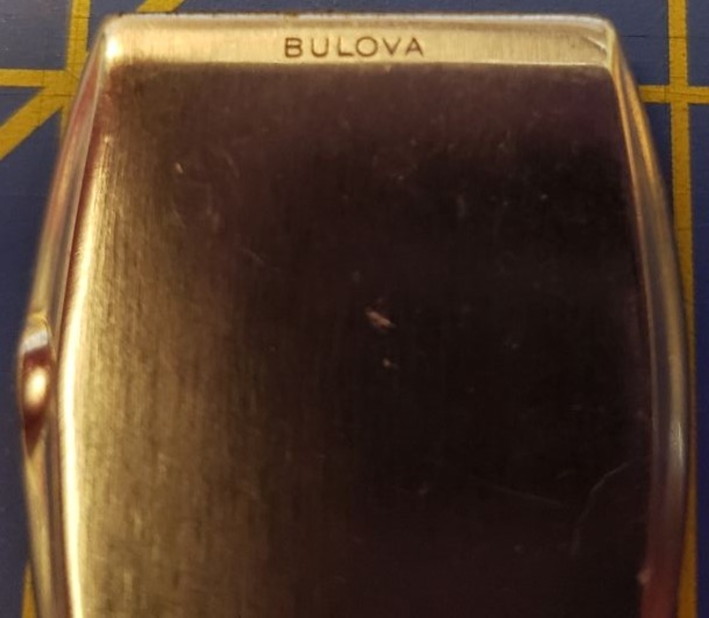 Case Back with BULOVA