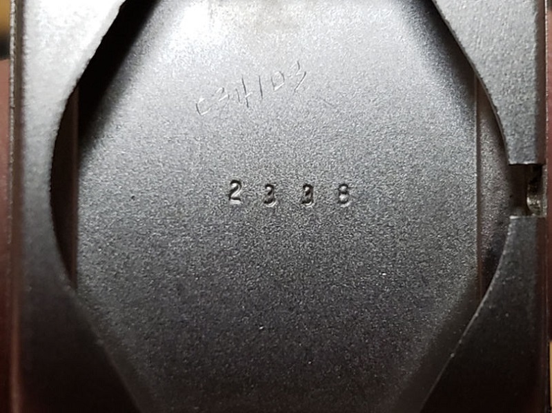 Inside Case - 2338 is Stamped