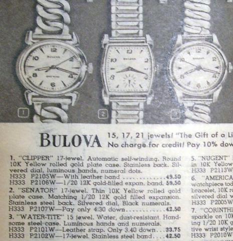 1954 Bulova watch