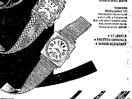Bulova Watch advert