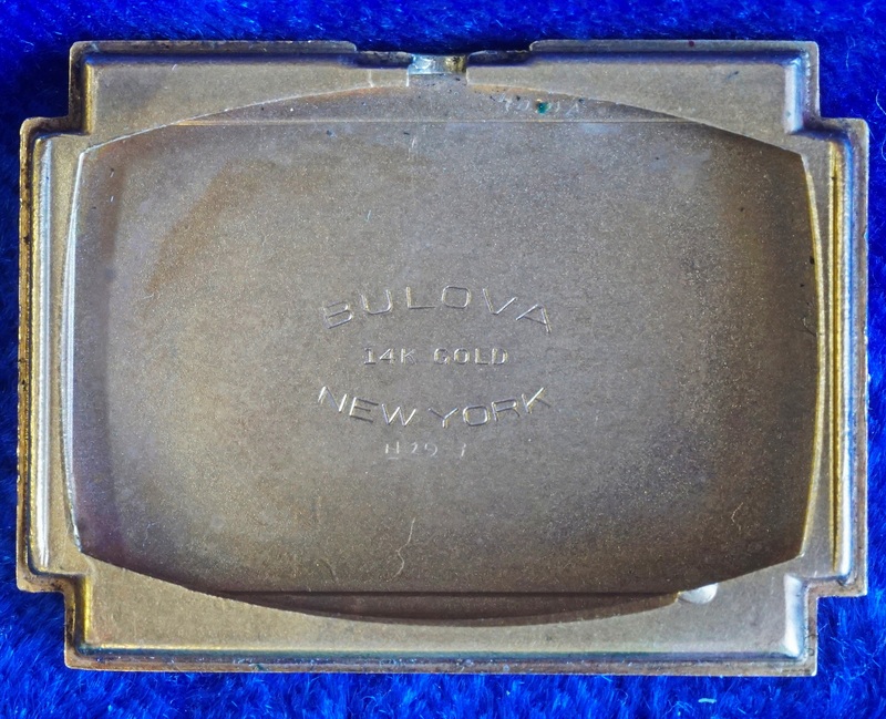 1947 Bulova 7AK inside case back