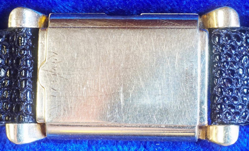 1947 Bulova 14K 7AK case back
