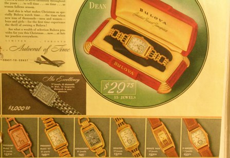 Bulova Watch advert