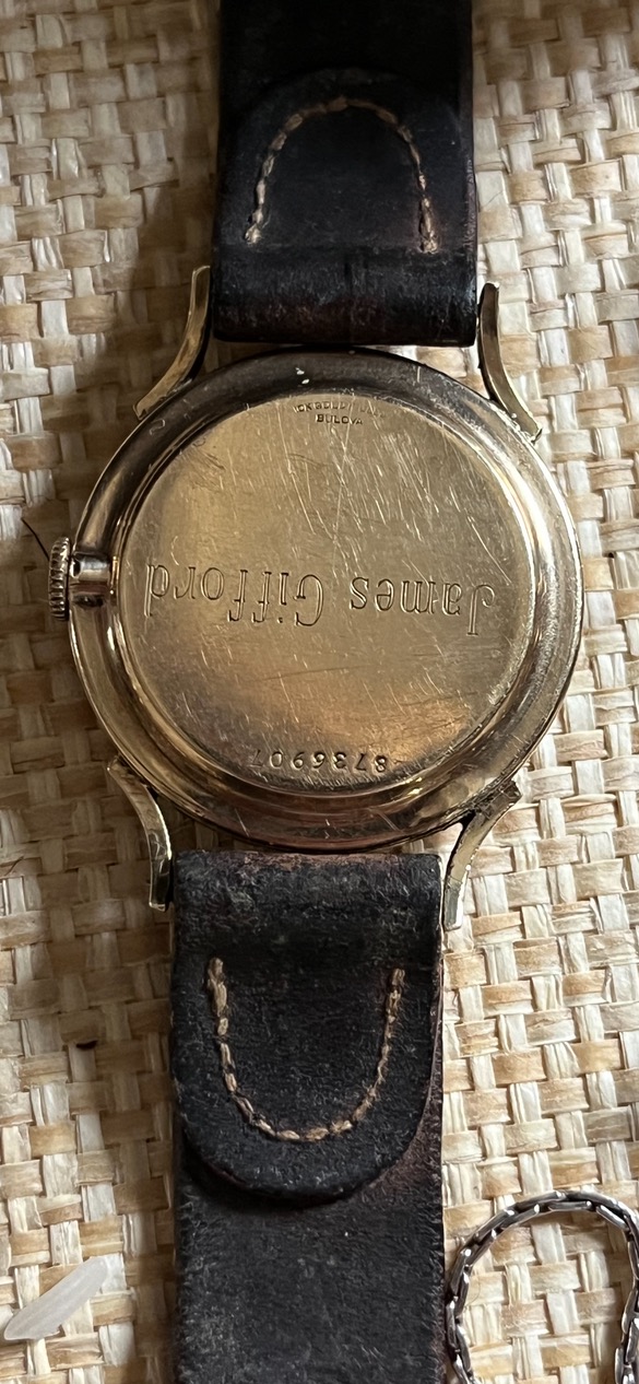 Back of watch. 
