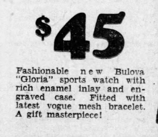 1928 Bulova watch