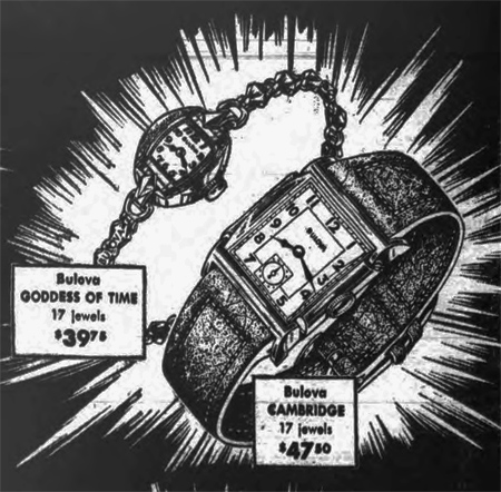 Bulova Watch advert