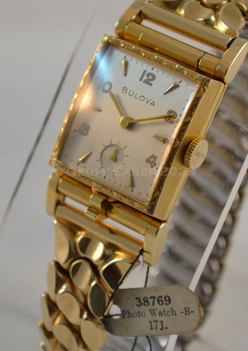 Geoffrey Baker 1950 Bulova Photo Watch B 3 12 14 2023