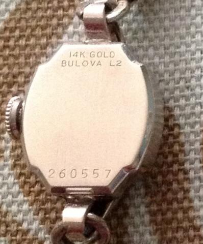1952 Bulova watch