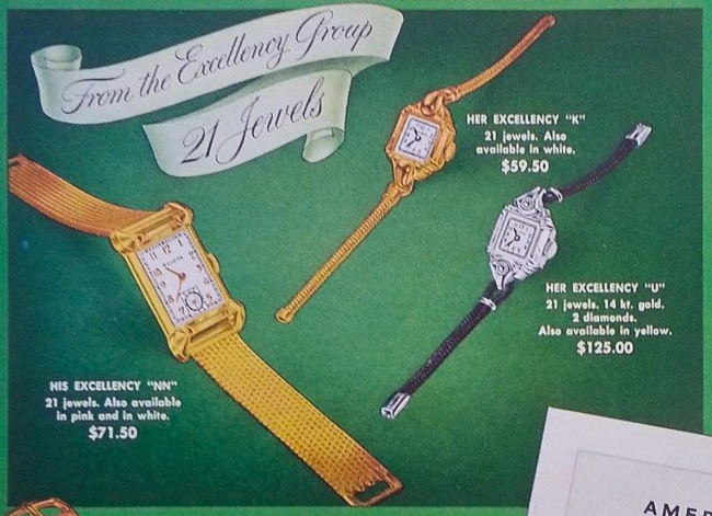 Bulova Watch advert