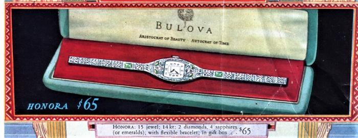 Bulova Watch advert