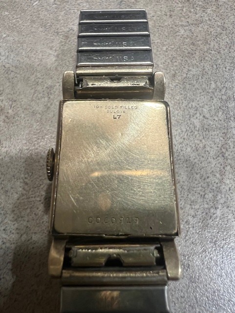 Huge Hefner Custom Bulova Watch - L7 - Back