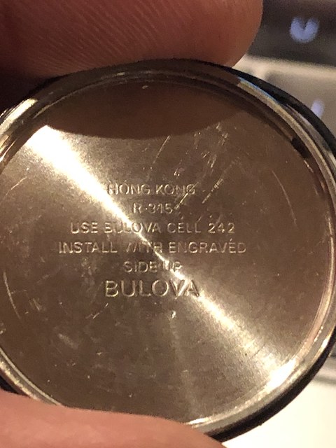 1979 Bulova watch