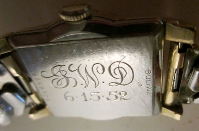 1952 Bulova watch