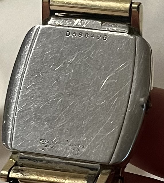 Back of watch