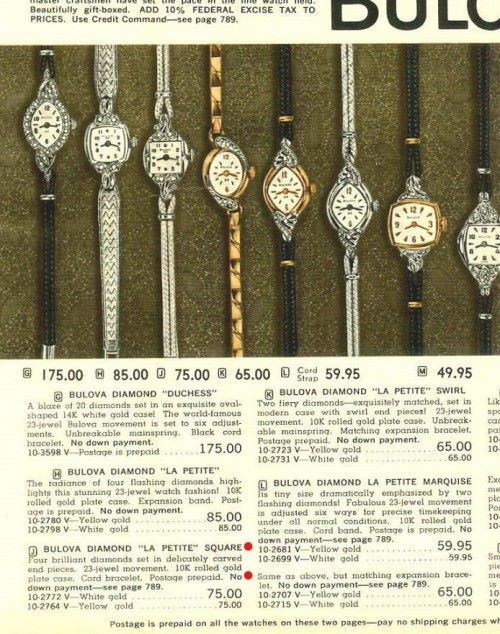 Bulova Watch advert