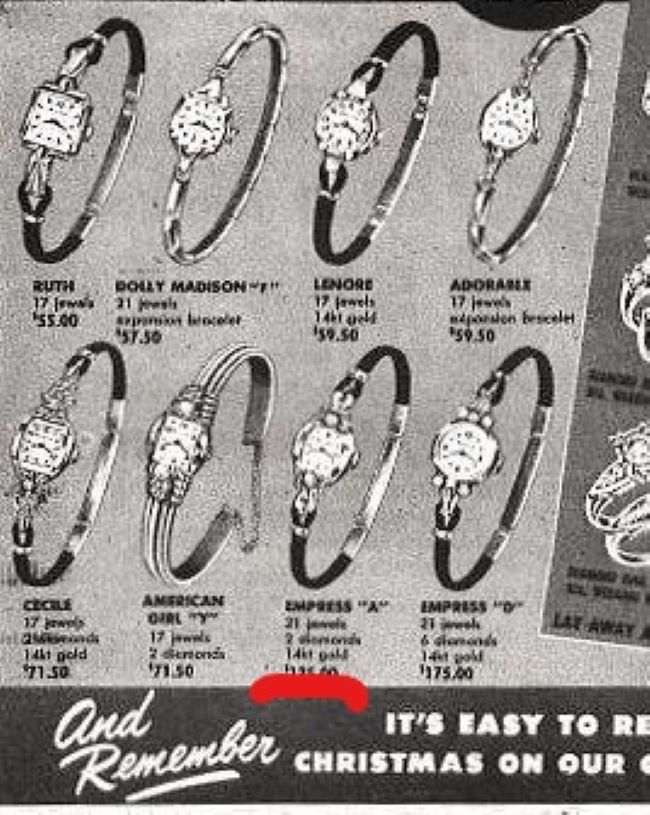 Bulova Watch advert