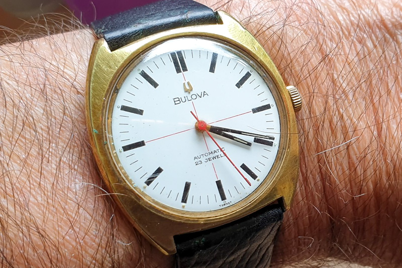 On wrist