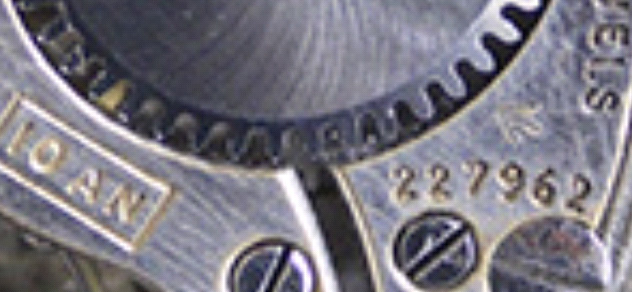 1926/27 Bulova 10AN movement