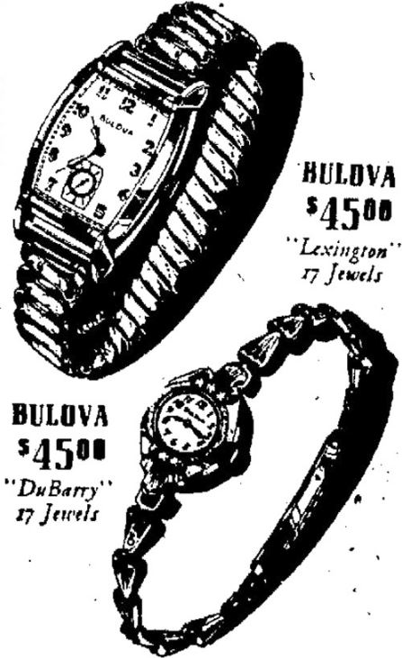 Bulova Watch advert