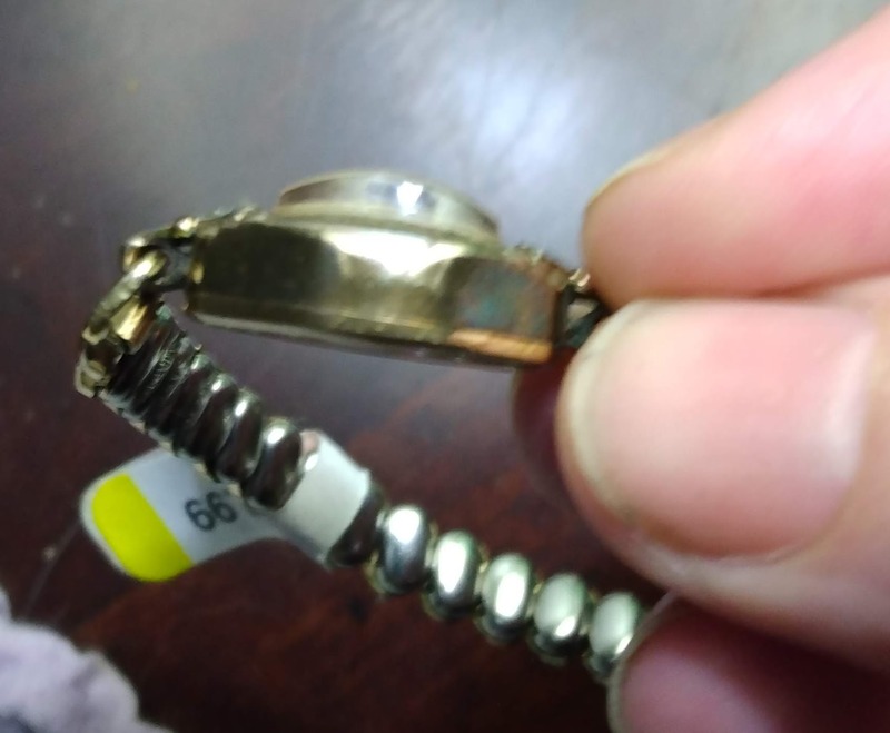 Side showing height of crystal