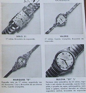 Bulova Watch advert