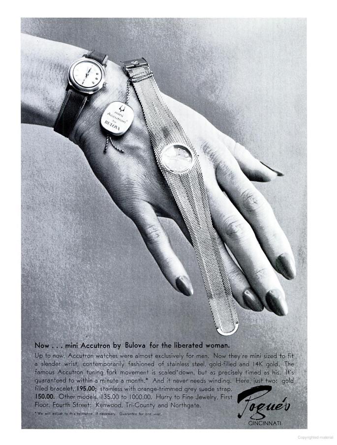 Bulova Watch advert