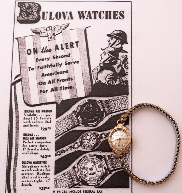 Bulova Watch advert