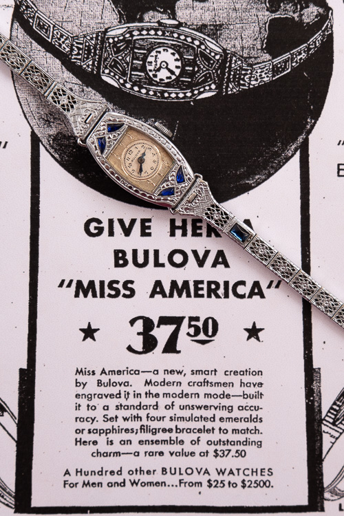 Bulova Watch advert