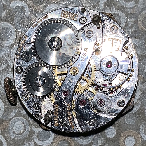 1934 Bulova 10AE movement