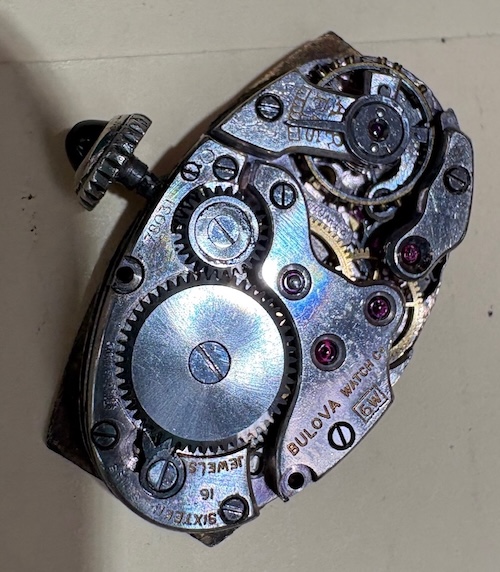 watch movement with gears and markings