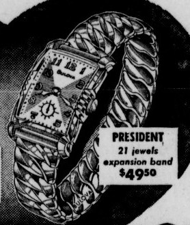 Bulova Watch advert