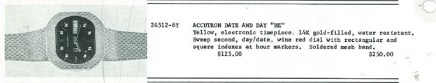 Accutron Date & Day BE Ad