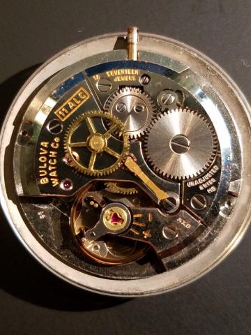 ob Carter Movement Bulova watch