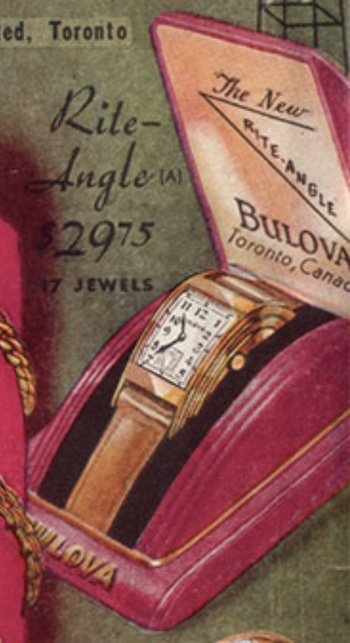 Bulova Watch advert
