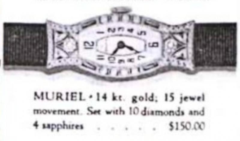1928 Bulova Muriel Ad 4-11-22