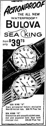 Bulova Watch advert