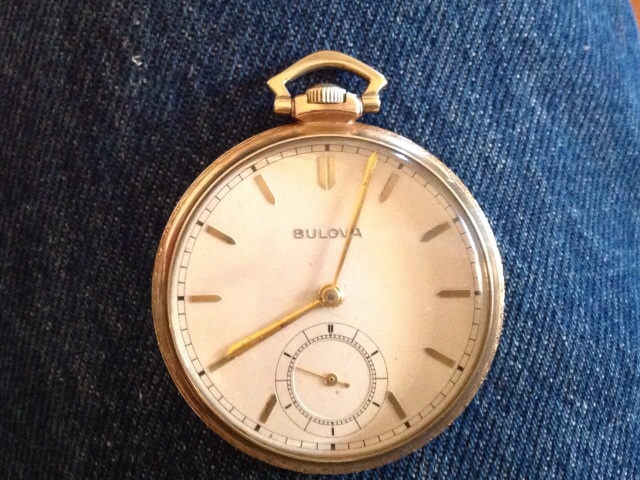 SgtJCJ 1940 Bulova Pocket watch 08 30 2014