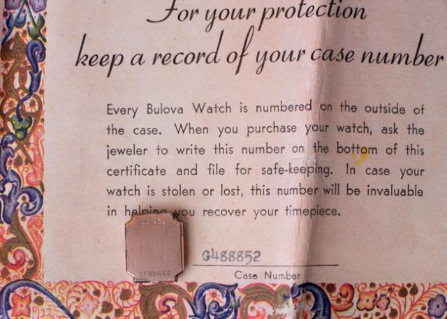 1946 Bulova watch