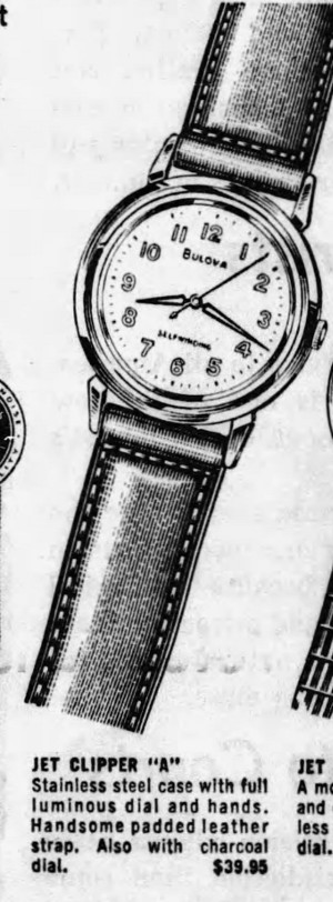 Bulova Watch advert