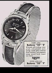 Bulova Watch advert