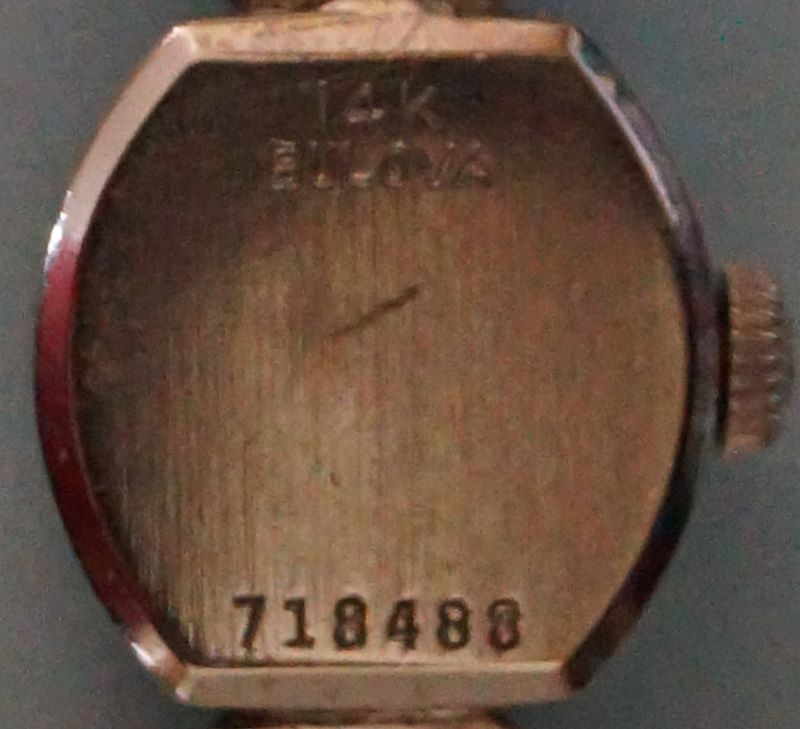 Bulova Empress Watch Back